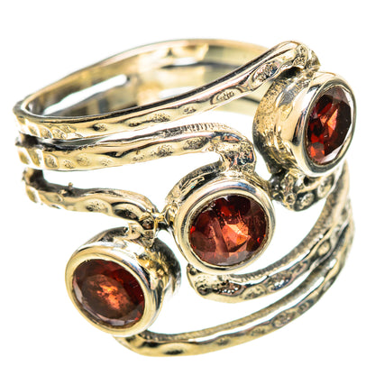 Garnet Rings handcrafted by Ana Silver Co - RING114532 - Photo 2