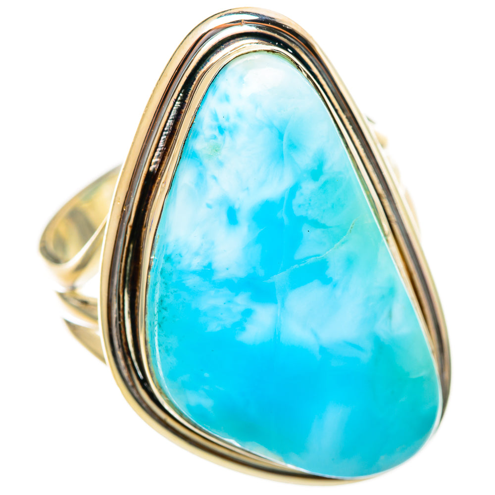 Larimar Rings handcrafted by Ana Silver Co - RING114548 - Photo 2