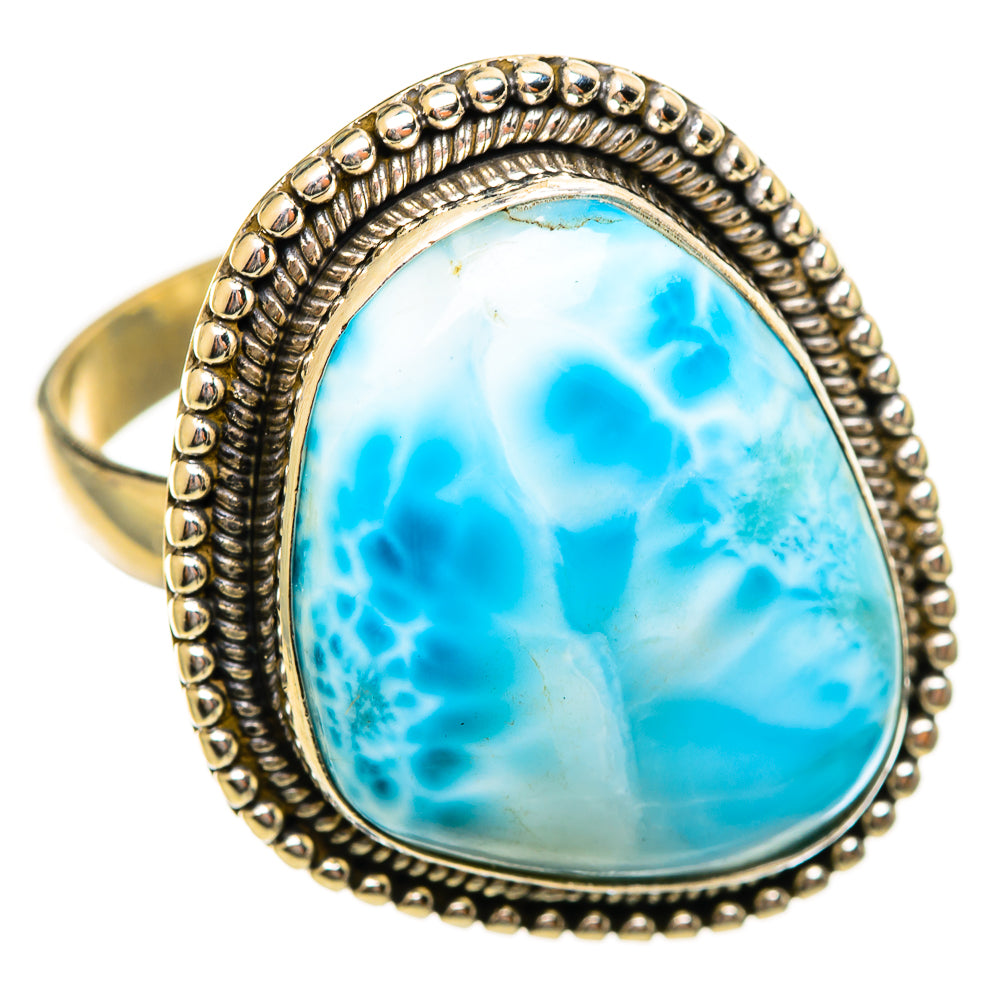 Larimar Rings handcrafted by Ana Silver Co - RING114549 - Photo 2