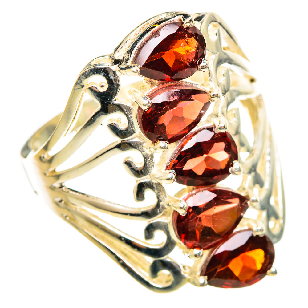 Garnet Rings handcrafted by Ana Silver Co - RING114561 - Photo 2