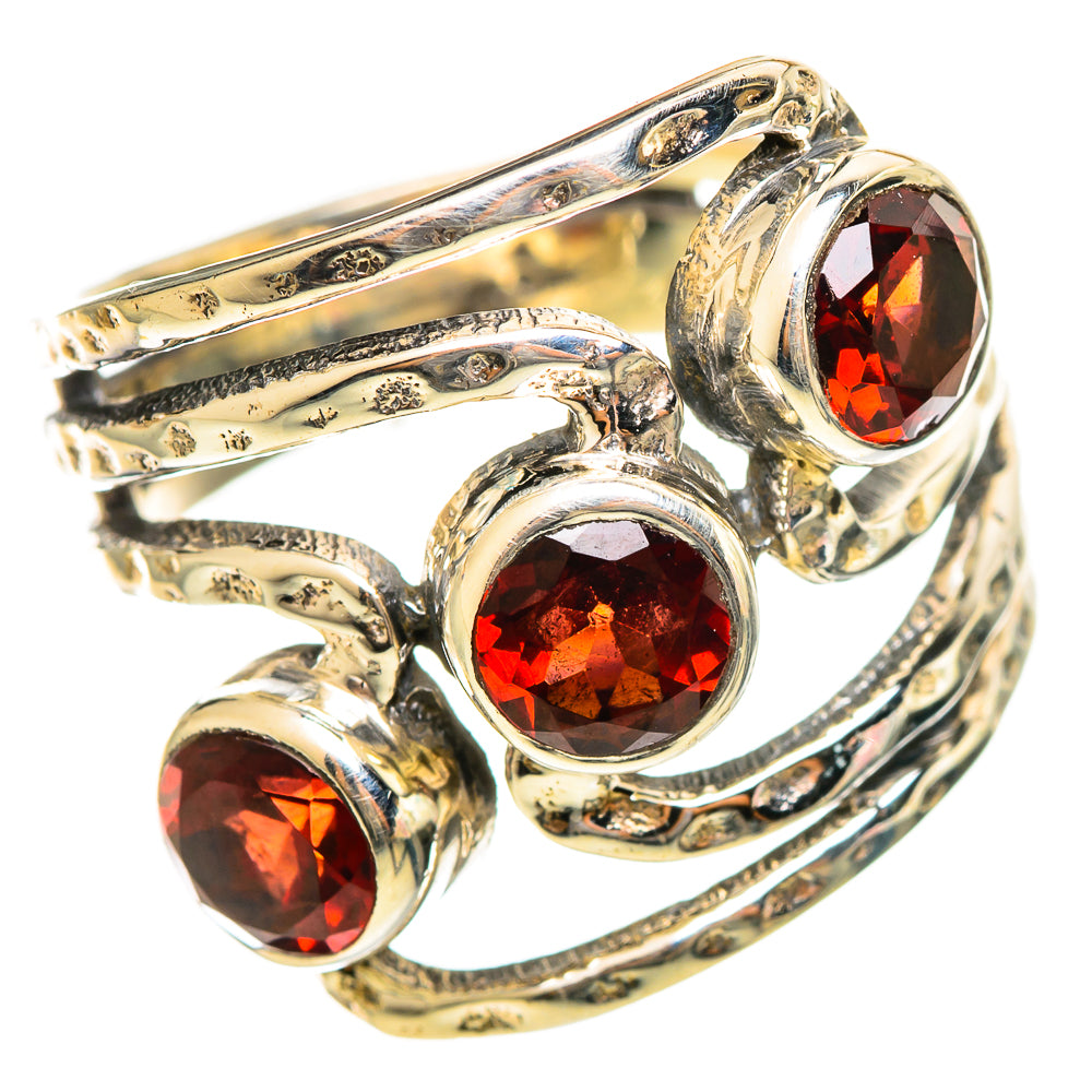 Garnet Rings handcrafted by Ana Silver Co - RING114562 - Photo 2