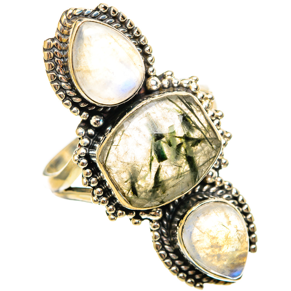 Tourmalinated Quartz Rings handcrafted by Ana Silver Co - RING114567 - Photo 2
