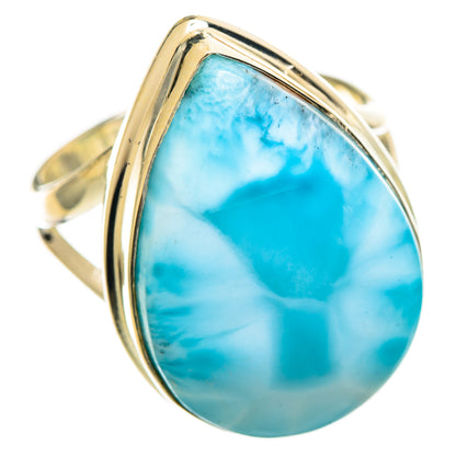 Larimar Rings handcrafted by Ana Silver Co - RING114575 - Photo 2