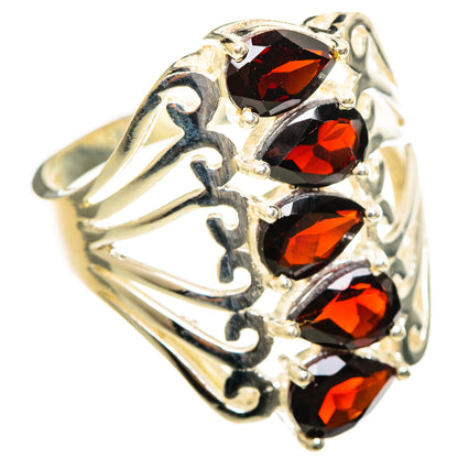 Garnet Rings handcrafted by Ana Silver Co - RING114579 - Photo 2