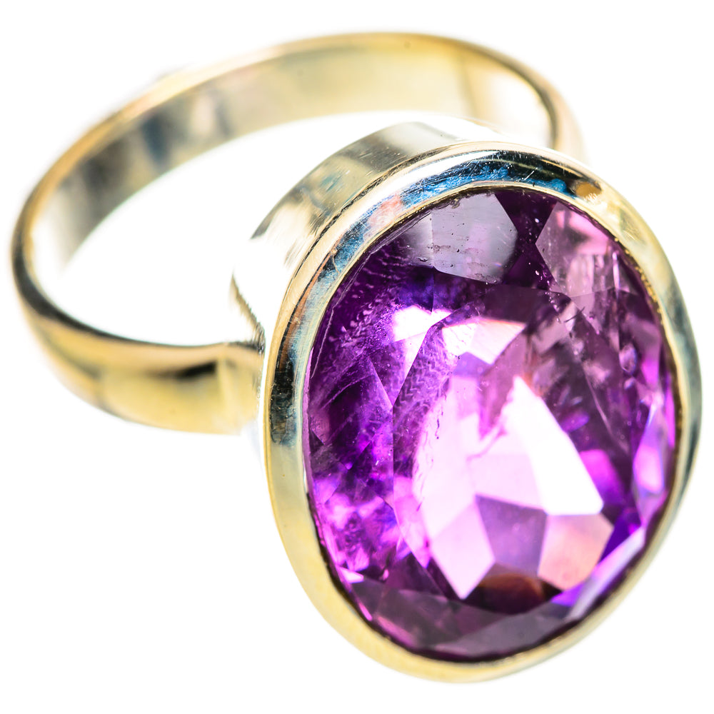 Amethyst Rings handcrafted by Ana Silver Co - RING114582 - Photo 2