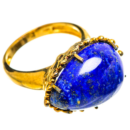 Lapis Lazuli Rings handcrafted by Ana Silver Co - RING114587 - Photo 2
