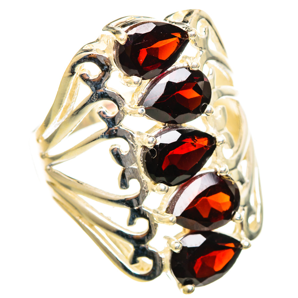Garnet Rings handcrafted by Ana Silver Co - RING114615 - Photo 2