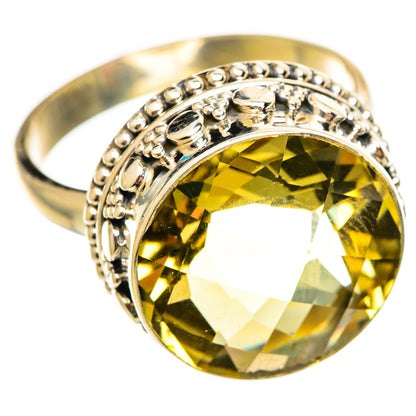 Lemon Quartz Rings handcrafted by Ana Silver Co - RING114622 - Photo 2