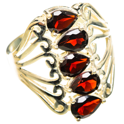 Garnet Rings handcrafted by Ana Silver Co - RING114631 - Photo 2