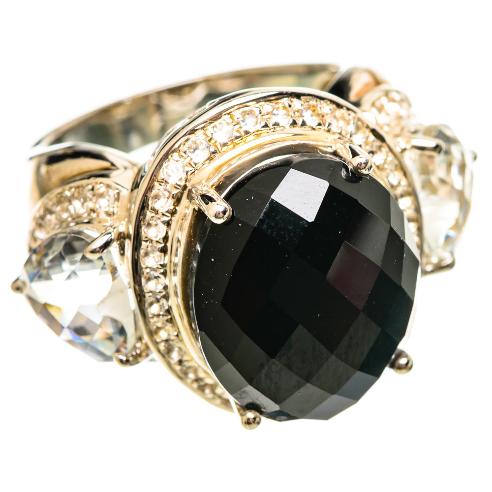 Black Onyx Rings handcrafted by Ana Silver Co - RING114648 - Photo 2