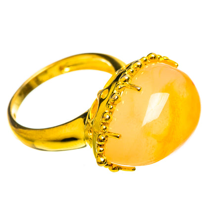 Citrine Sugarloaf Rings handcrafted by Ana Silver Co - RING114662 - Photo 2