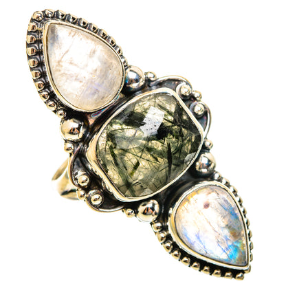 Tourmalinated Quartz Rings handcrafted by Ana Silver Co - RING114663 - Photo 2
