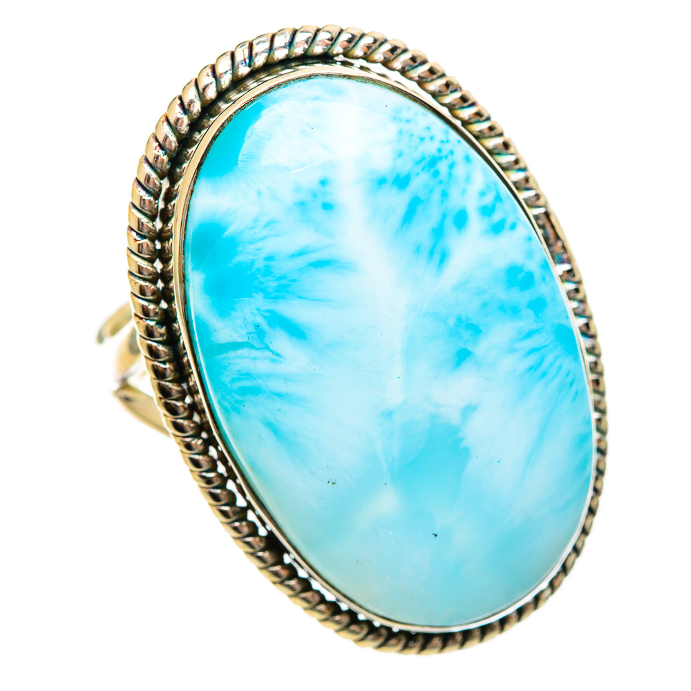 Larimar Rings handcrafted by Ana Silver Co - RING114669 - Photo 2