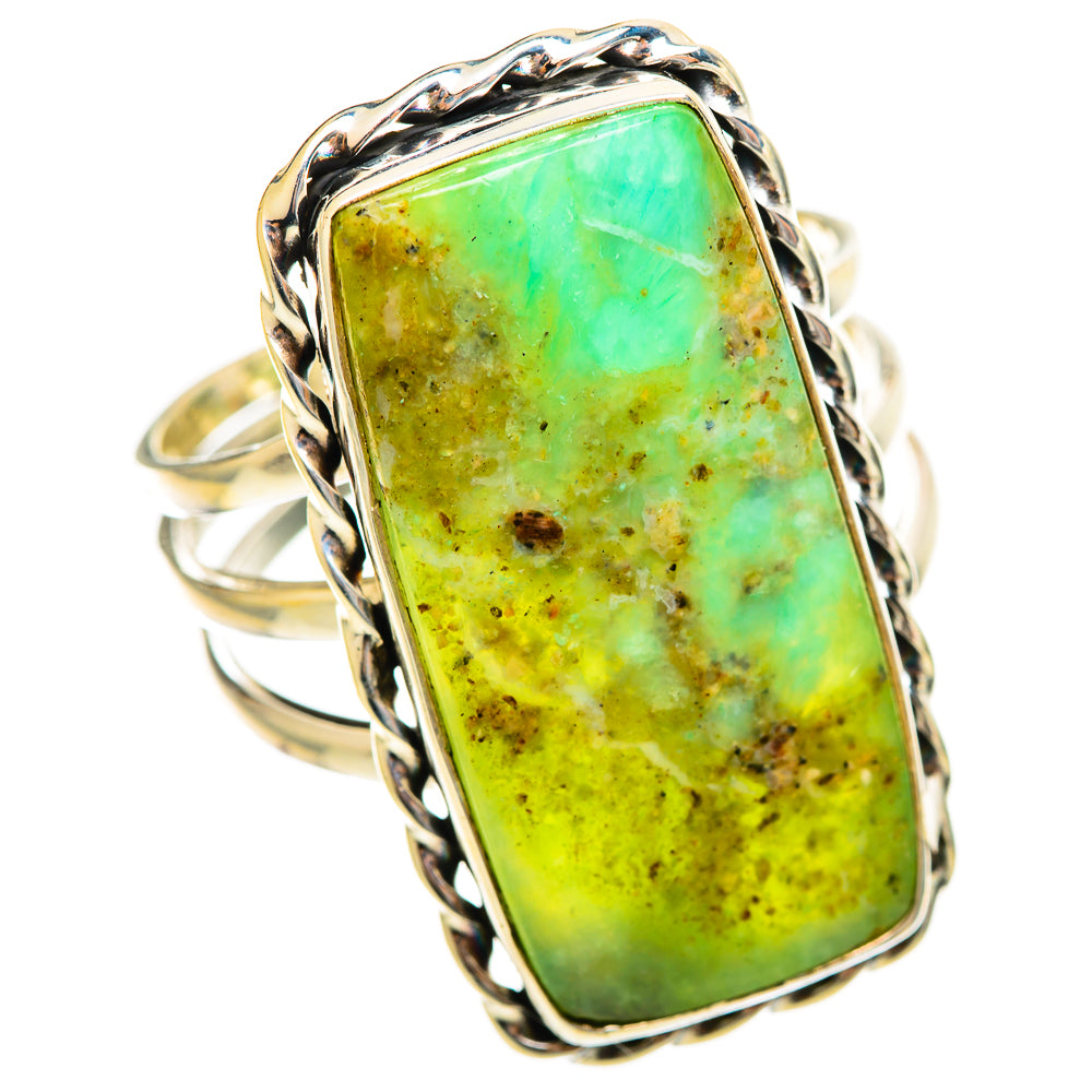 Peruvian Opal Rings handcrafted by Ana Silver Co - RING114670 - Photo 2
