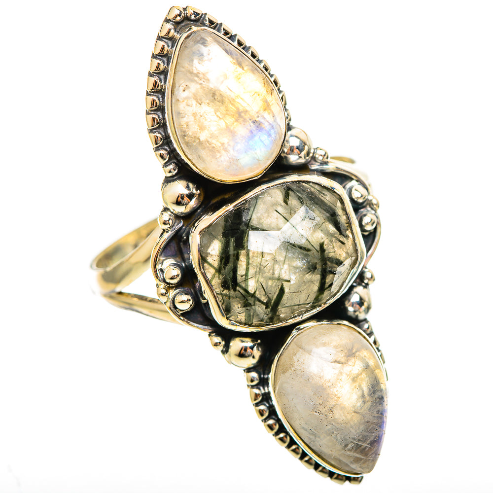 Tourmalinated Quartz Rings handcrafted by Ana Silver Co - RING114672 - Photo 2