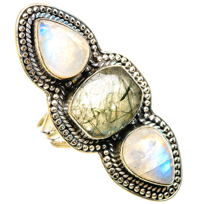 Tourmalinated Quartz Rings handcrafted by Ana Silver Co - RING114673 - Photo 2