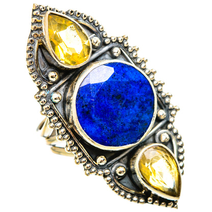 Lapis Lazuli Rings handcrafted by Ana Silver Co - RING114680 - Photo 2