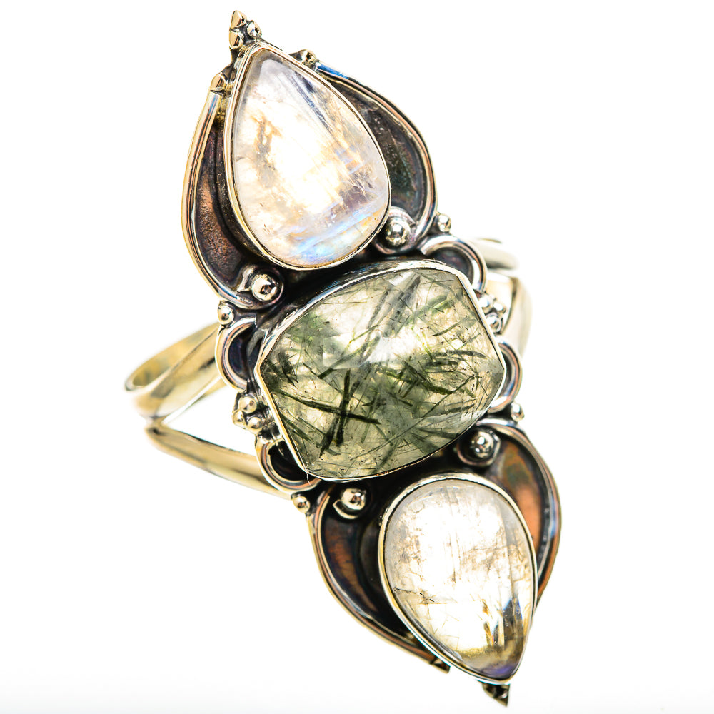 Tourmalinated Quartz Rings handcrafted by Ana Silver Co - RING114685 - Photo 2