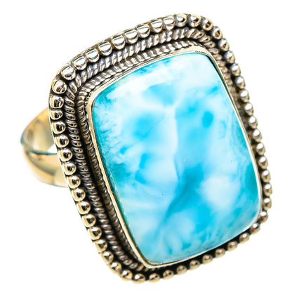 Larimar Rings handcrafted by Ana Silver Co - RING114698 - Photo 2