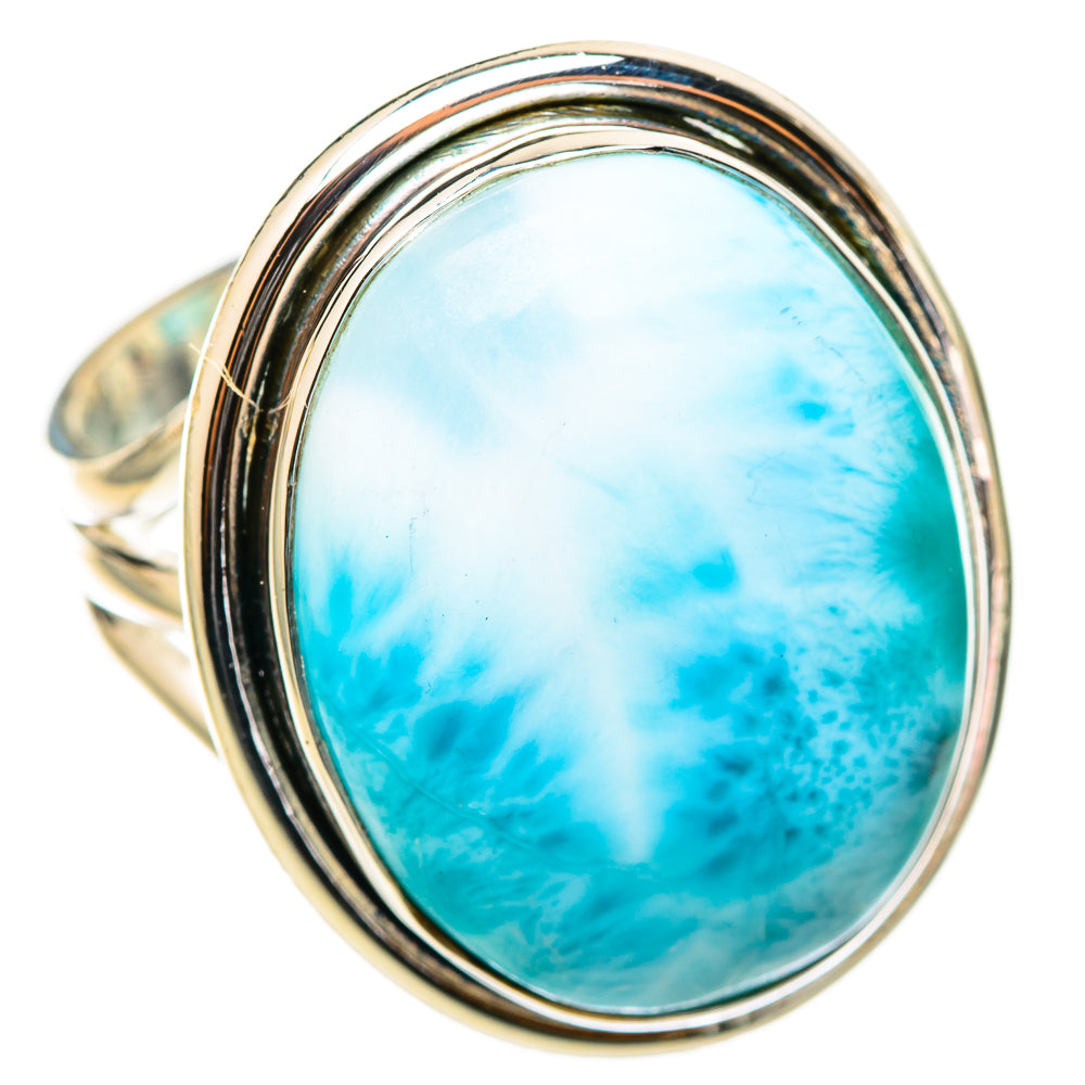 Larimar Rings handcrafted by Ana Silver Co - RING114699 - Photo 2