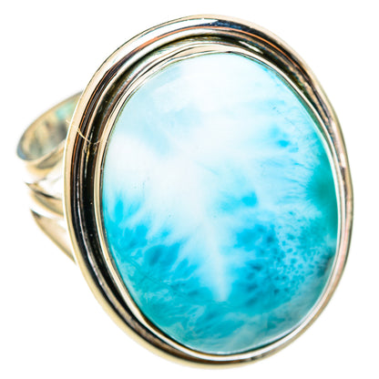 Larimar Rings handcrafted by Ana Silver Co - RING114699 - Photo 2