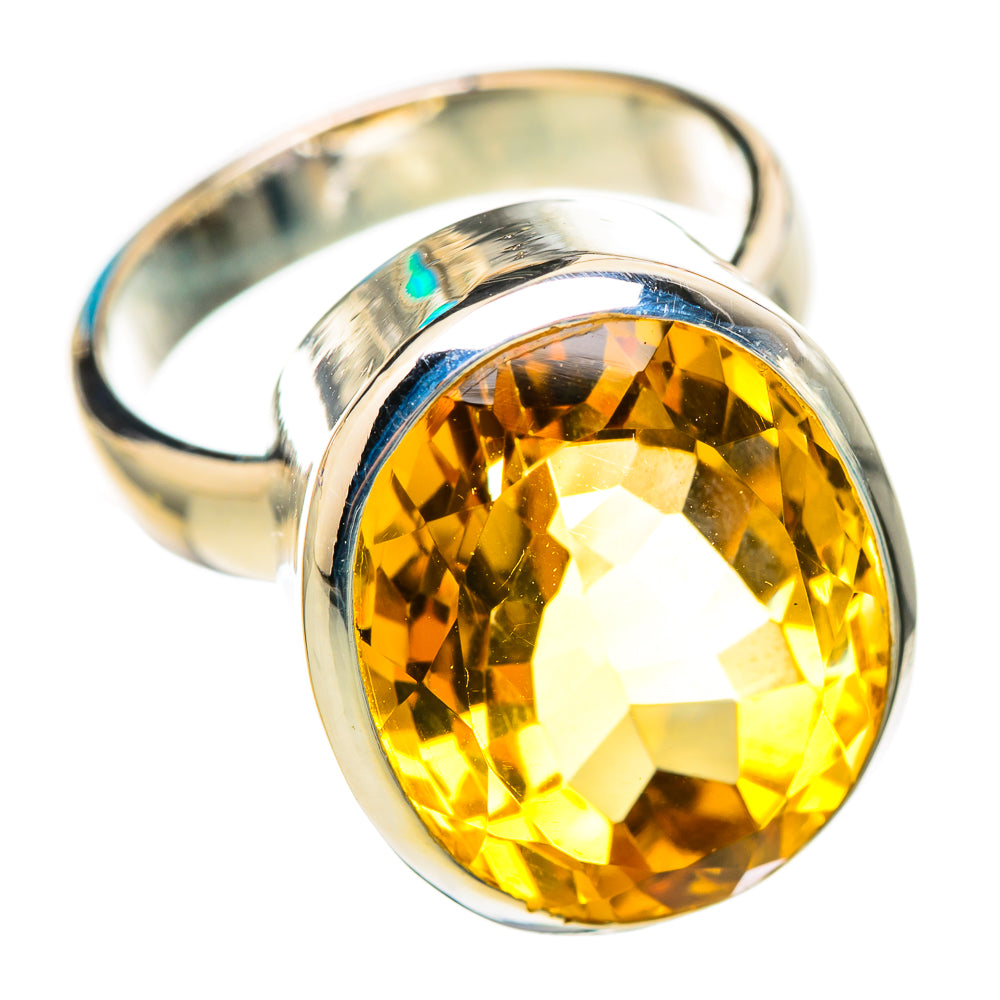 Citrine Rings handcrafted by Ana Silver Co - RING114705 - Photo 2