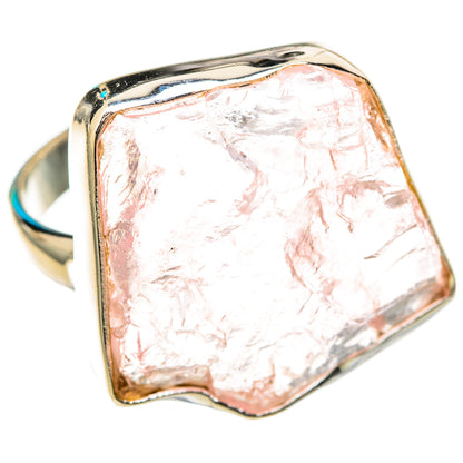 Rose Quartz Rings handcrafted by Ana Silver Co - RING114707 - Photo 2