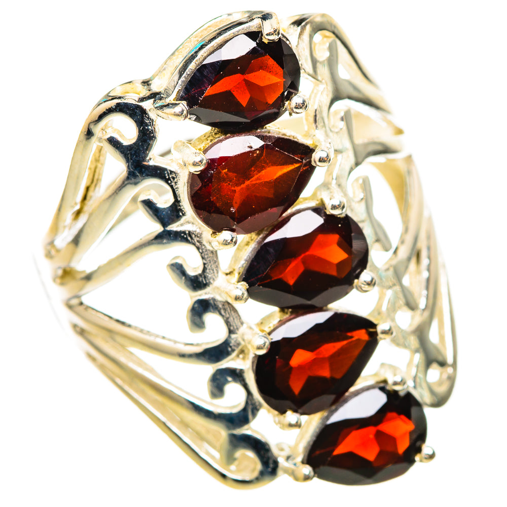 Garnet Rings handcrafted by Ana Silver Co - RING114710 - Photo 2