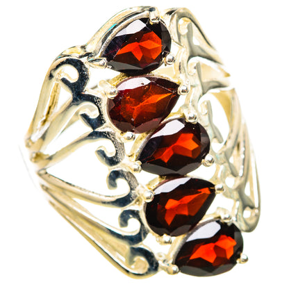 Garnet Rings handcrafted by Ana Silver Co - RING114710 - Photo 2