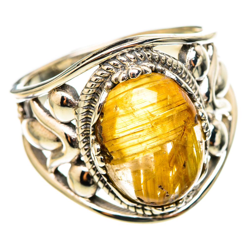 Rutilated Quartz Rings handcrafted by Ana Silver Co - RING114714 - Photo 2