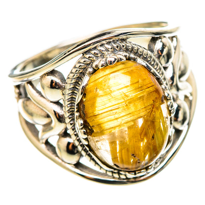 Rutilated Quartz Rings handcrafted by Ana Silver Co - RING114714 - Photo 2