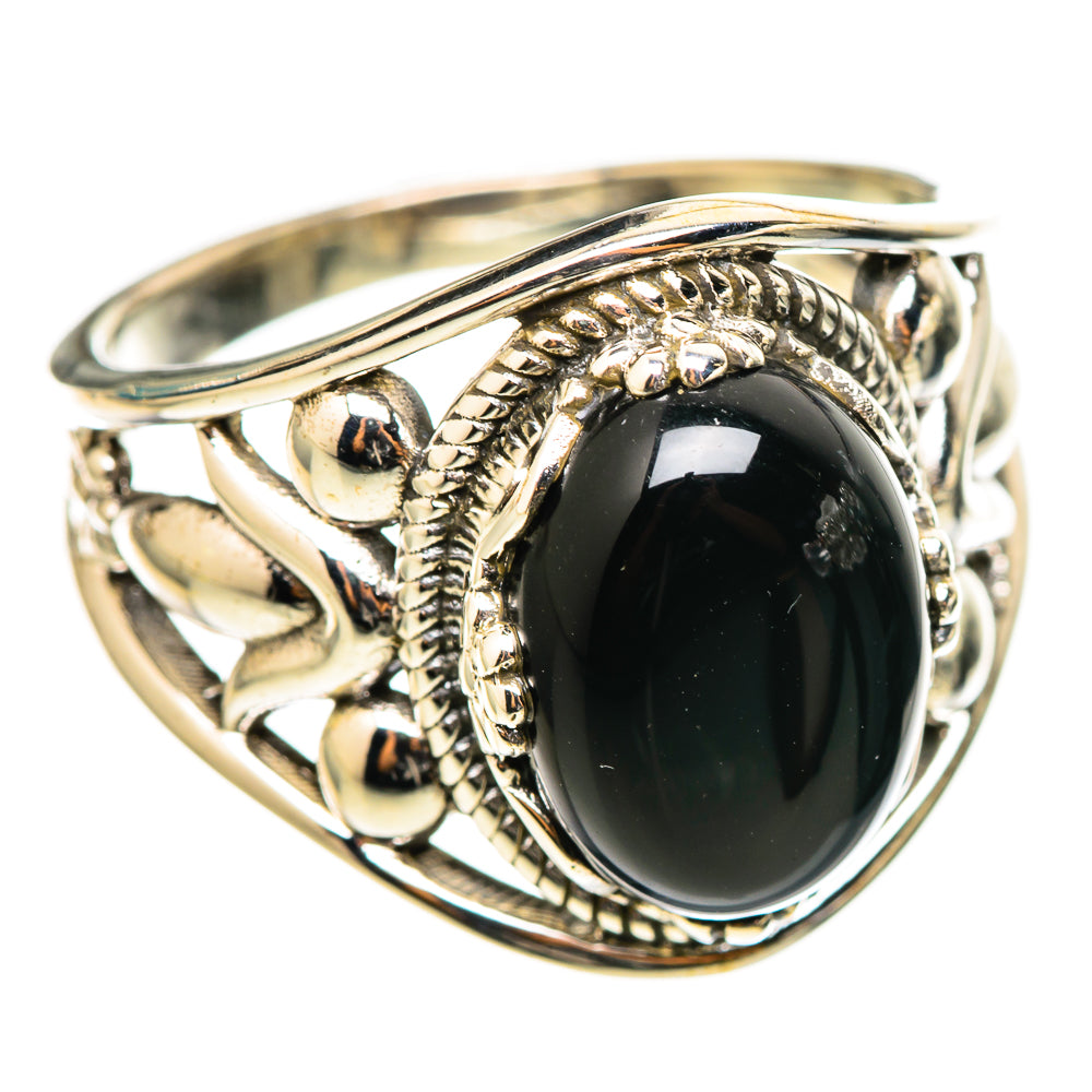 Black Onyx Rings handcrafted by Ana Silver Co - RING114738 - Photo 2