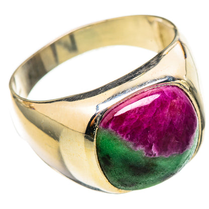 Ruby Zoisite Rings handcrafted by Ana Silver Co - RING114743 - Photo 2