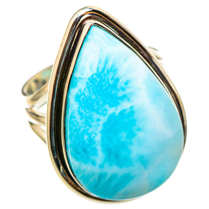 Larimar Rings handcrafted by Ana Silver Co - RING114749 - Photo 2