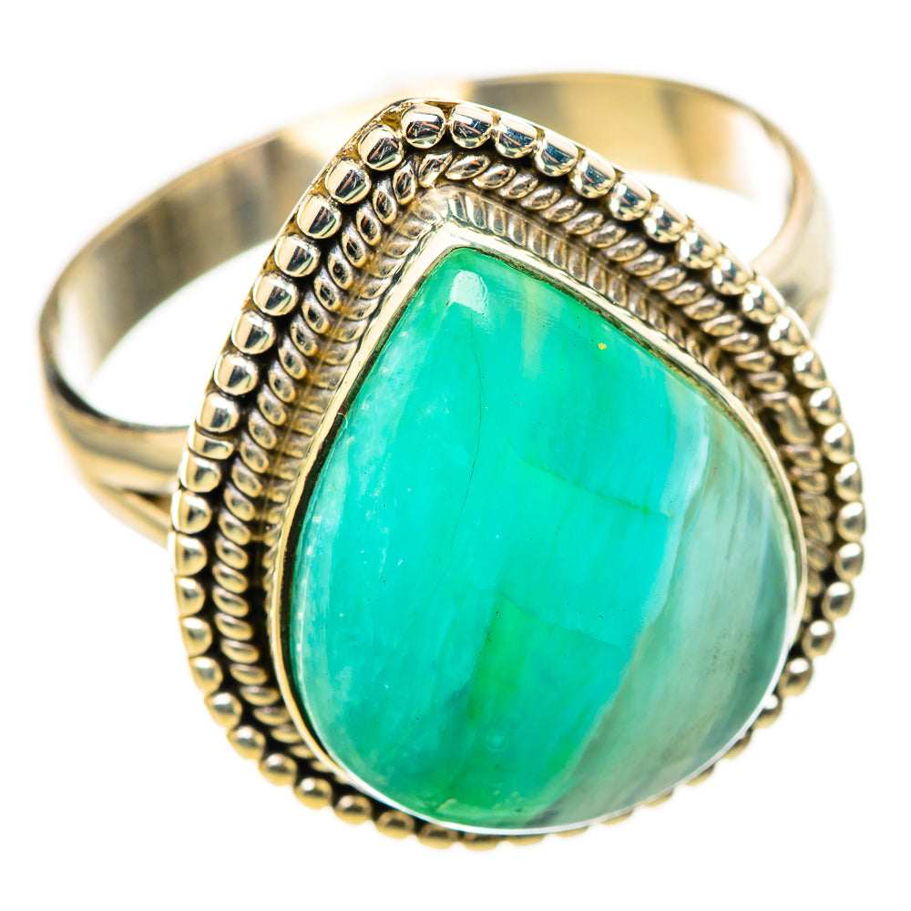 Peruvian Opal Rings handcrafted by Ana Silver Co - RING114753 - Photo 2