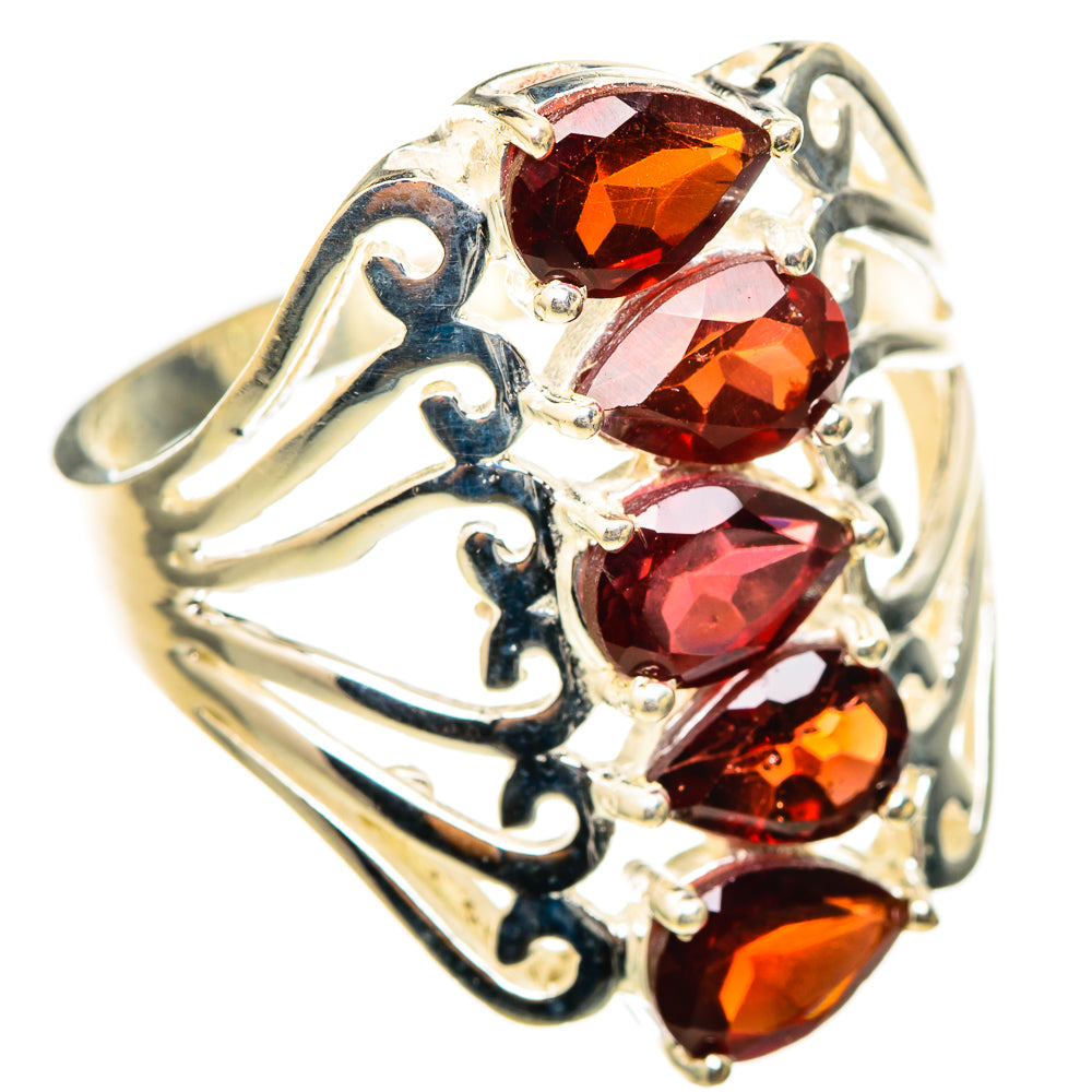 Garnet Rings handcrafted by Ana Silver Co - RING114759 - Photo 2