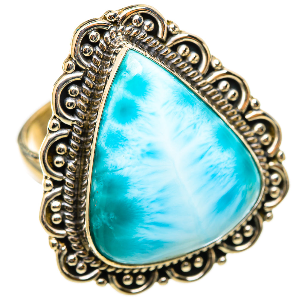 Larimar Rings handcrafted by Ana Silver Co - RING114772 - Photo 2