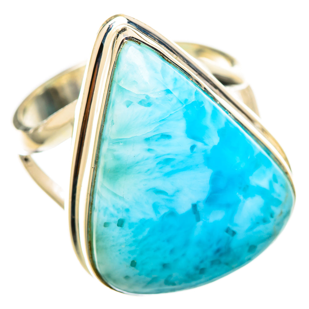 Larimar Rings handcrafted by Ana Silver Co - RING114795 - Photo 2