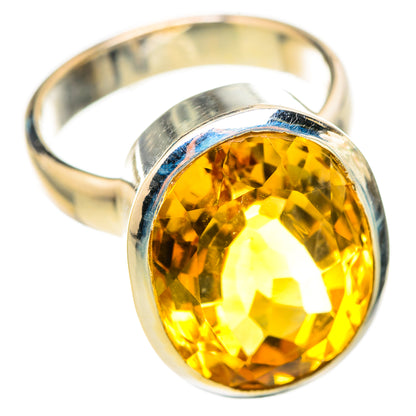 Citrine Rings handcrafted by Ana Silver Co - RING114802 - Photo 2