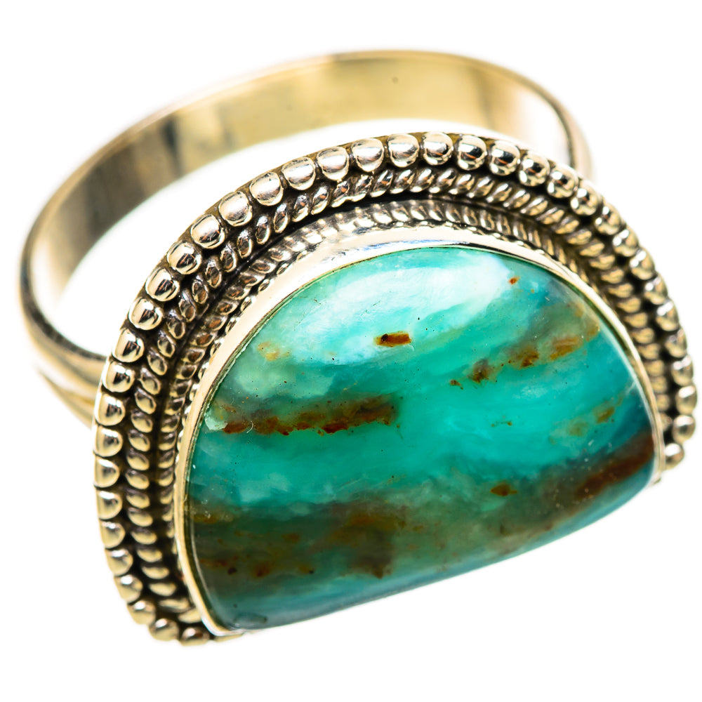 Peruvian Opal Rings handcrafted by Ana Silver Co - RING114817 - Photo 2