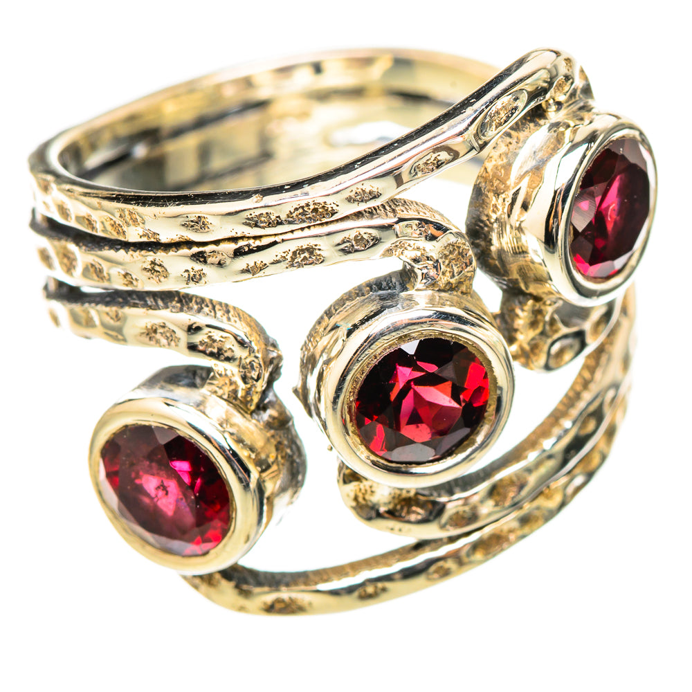 Garnet Rings handcrafted by Ana Silver Co - RING114828 - Photo 2