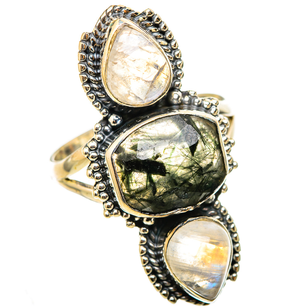 Tourmalinated Quartz Rings handcrafted by Ana Silver Co - RING114833 - Photo 2