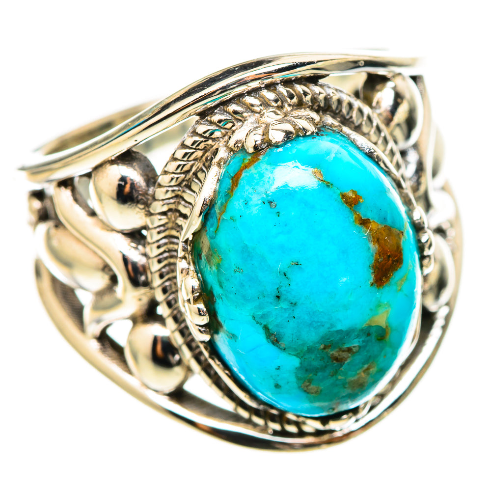Chrysocolla Rings handcrafted by Ana Silver Co - RING114843 - Photo 2