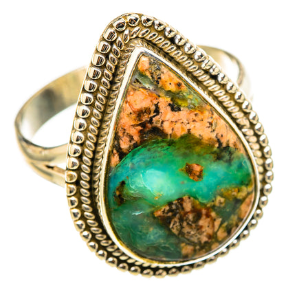 Peruvian Opal Rings handcrafted by Ana Silver Co - RING114845 - Photo 2