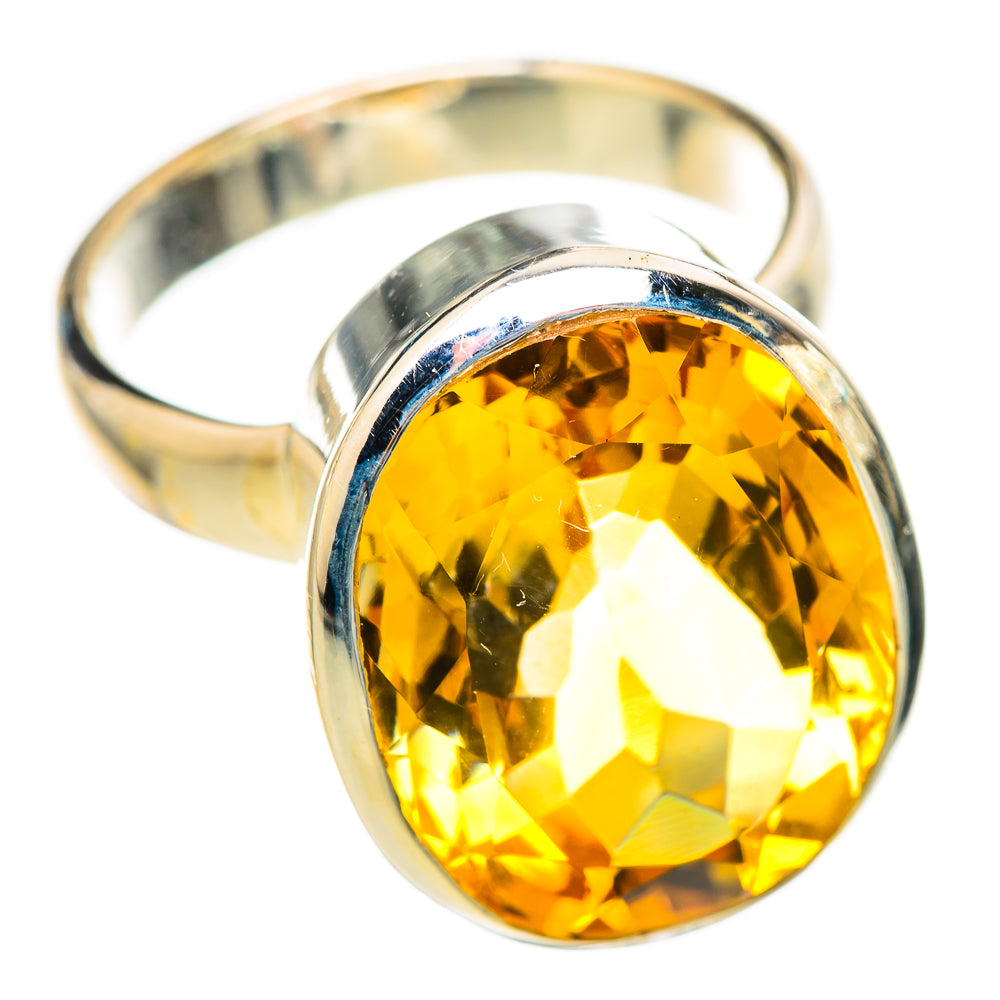 Citrine Rings handcrafted by Ana Silver Co - RING114849 - Photo 2