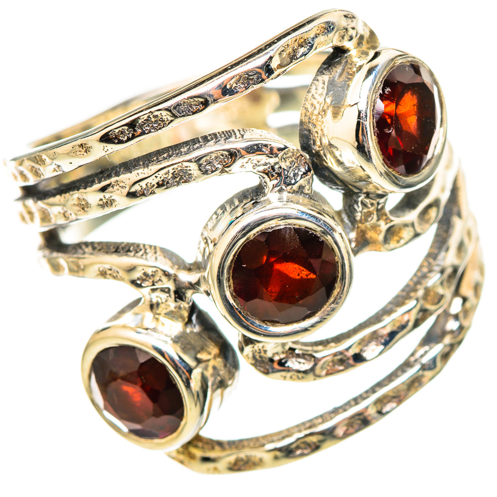 Garnet Rings handcrafted by Ana Silver Co - RING114850 - Photo 2