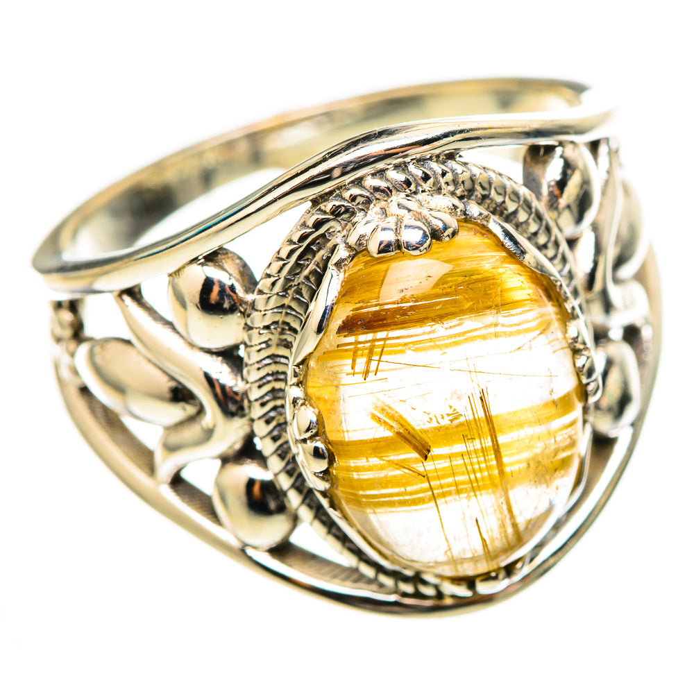 Rutilated Quartz Rings handcrafted by Ana Silver Co - RING114855 - Photo 2