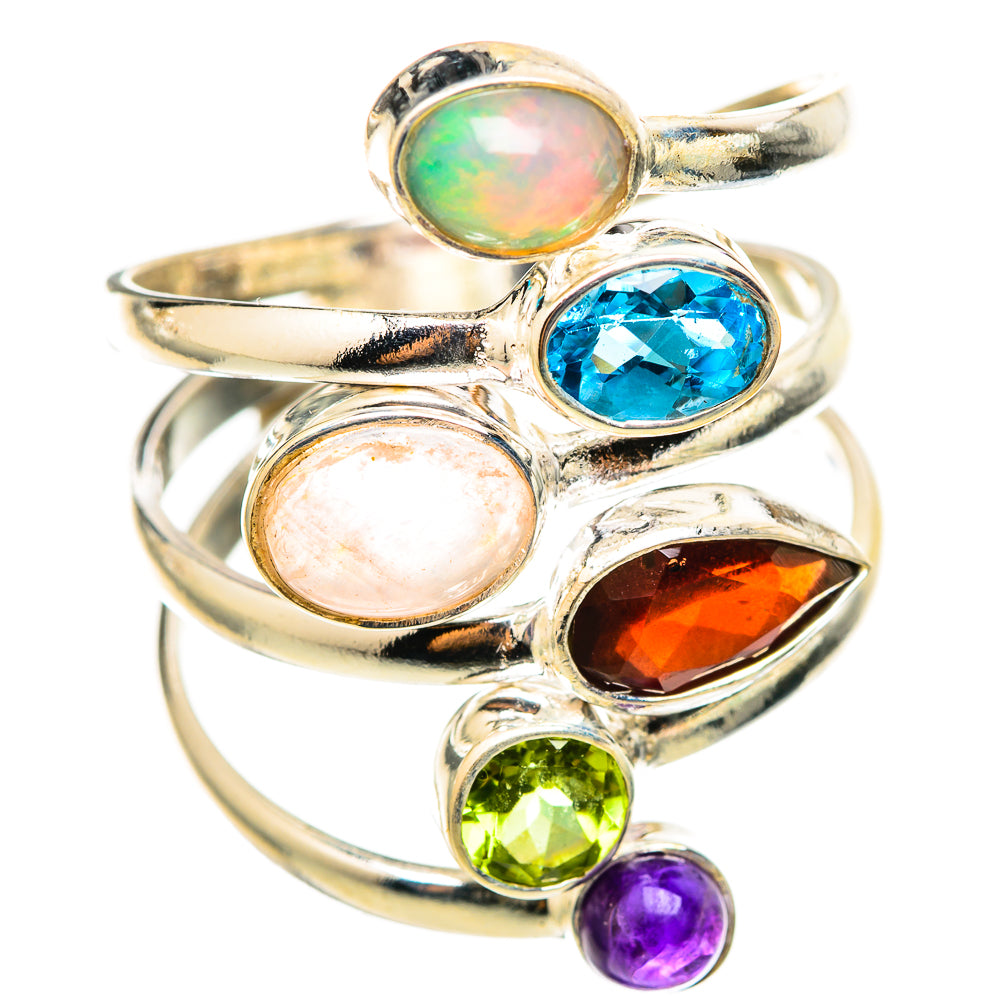 Multi-Stone Rings handcrafted by Ana Silver Co - RING114859 - Photo 2