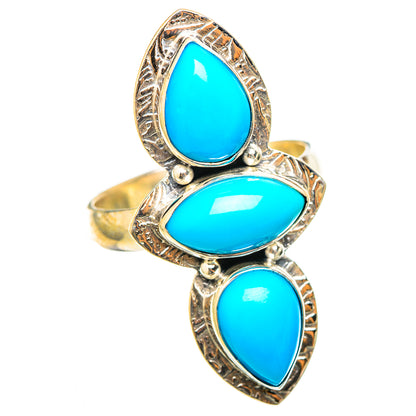 Sleeping Beauty Turquoise Rings handcrafted by Ana Silver Co - RING114865 - Photo 2