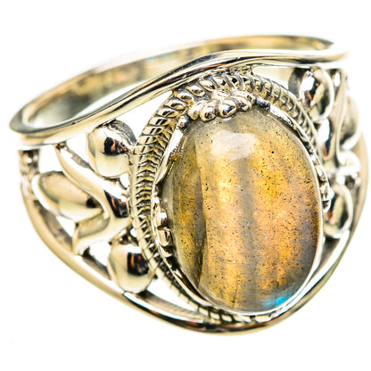 Labradorite Rings handcrafted by Ana Silver Co - RING114866 - Photo 2